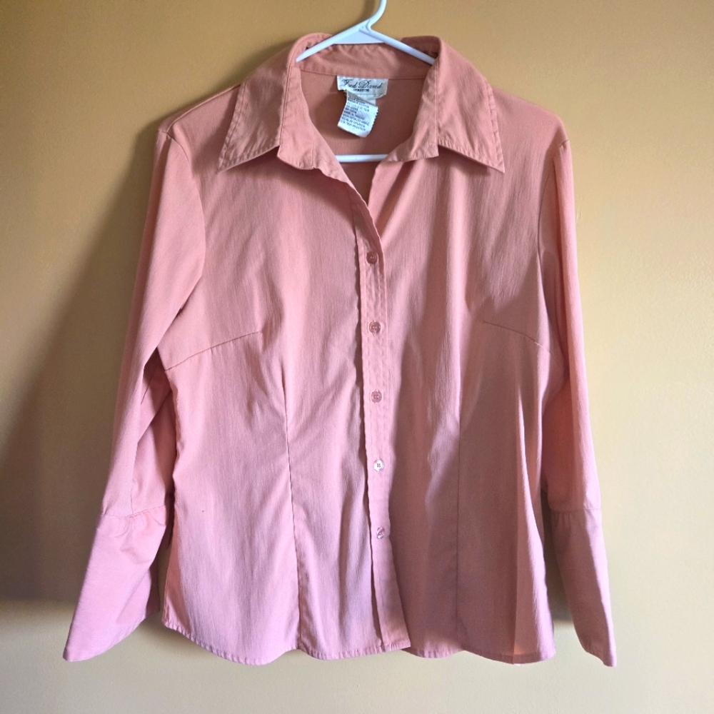 Fred David Button Down Top, PTP=19"